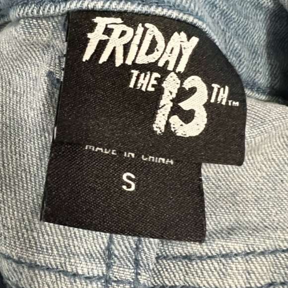 Friday The 13th Jason Denim Shortall Overalls - Picture 3 of 3